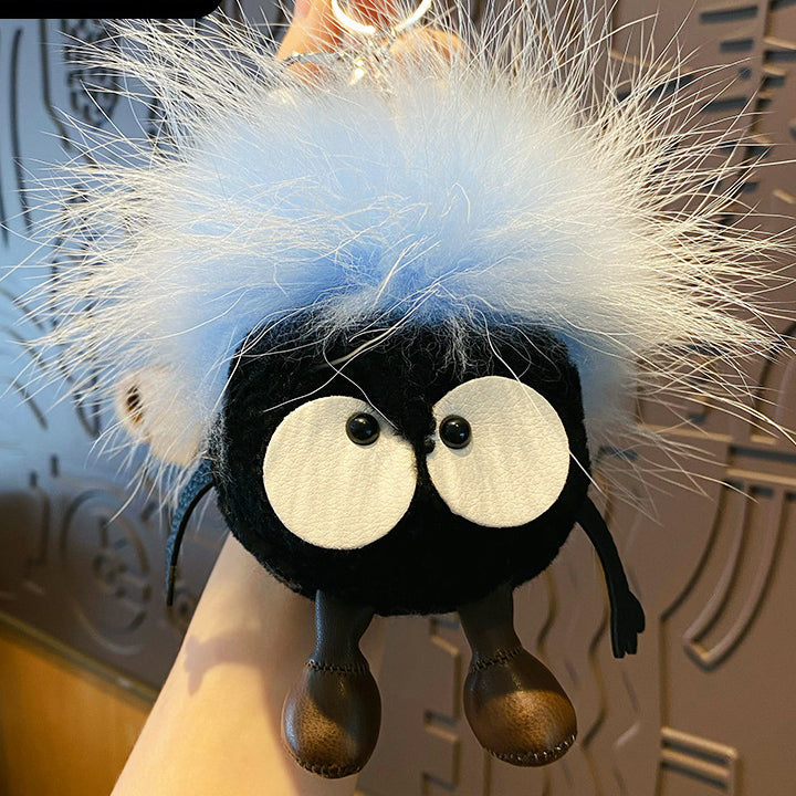 Wholesale Big Eyes Doll Plush Ball Keychain